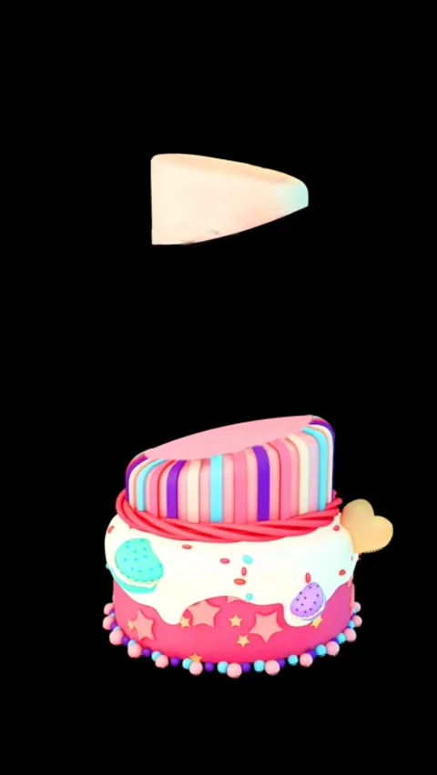 Firework cake 스톡 동영상 168999688