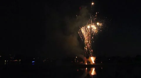 Firework Celebration Finale Stock Footage 11451741