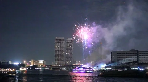 Firework celebration Stock Footage 44664219