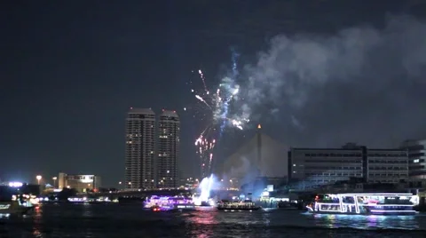 Firework celebration Stock Footage 44666317