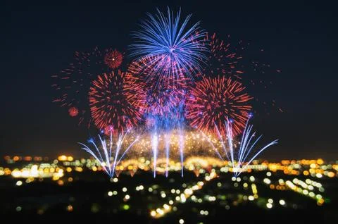 Firework for celebration Stock Photos