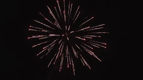 FIREWORK CLOSE UP RECORDED IN 6K Stock Footage 304016226