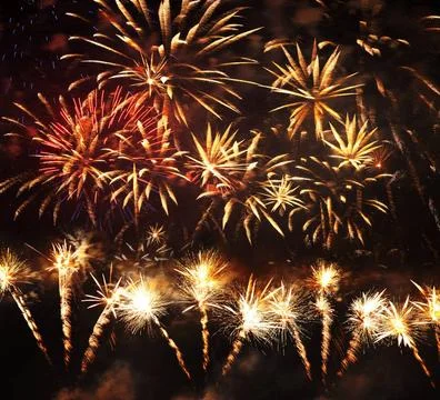 Firework A collage of exploding fireworks Copyright: xZoonar.com/GalynaxAn... Foto stock