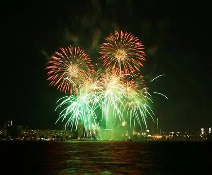 Firework A collage of exploding fireworks Copyright: xZoonar.com/GalynaxAn... Foto stock