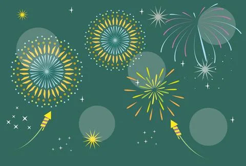 Firework Concept Illustration Stock Illustration