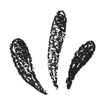 Firework crayon drawing isolated on white background. firecracker in pencil Stock Illustration
