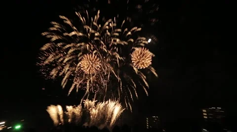 Firework Display | 1080 HD Stock Footage 46759002
