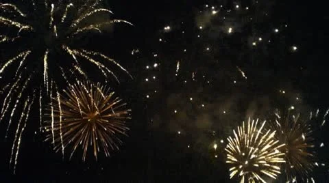 Firework Display 2 動画素材 8969598
