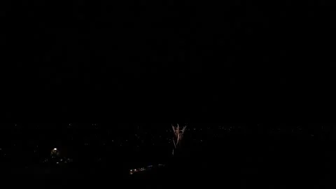 Firework Display Finale, Tynemouth Cricket Club 2021 Stockbeeldmateriaal 171248088