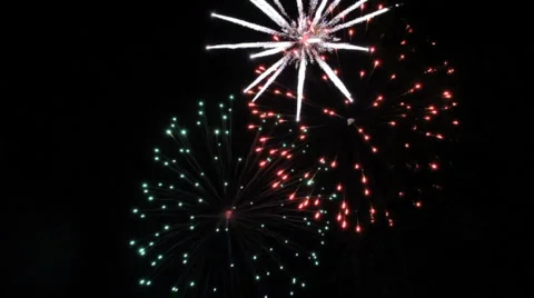 Firework display Video stock 4884563