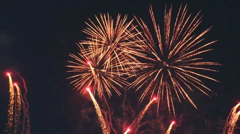 Firework display Video stock 40173549