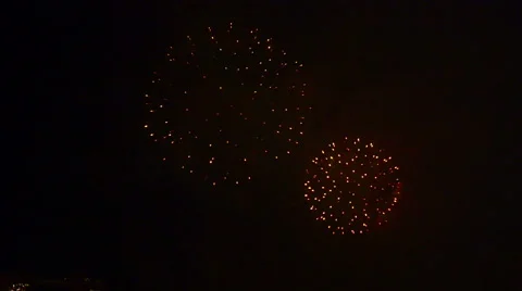 Firework display Stock Footage 67268130