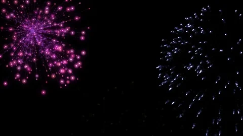 Firework Explode Trail Particle Colorful For All Event Celebration Vídeo Stock 99691361