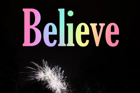 Firework exploding, in the night sky Stock Photos