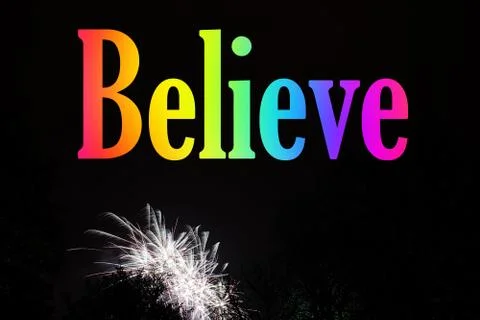 Firework exploding, in the night sky Stock Photos