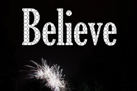 Firework exploding, in the night sky Stock Photos