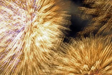 Firework exploding Stock-Fotos