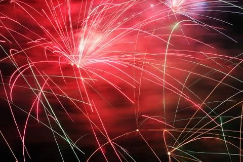 Firework exploding 库存照片