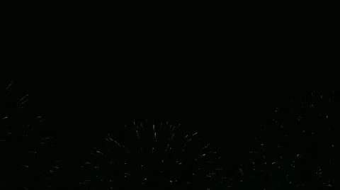 Firework exploding in the sky. Stock Footage 12427504