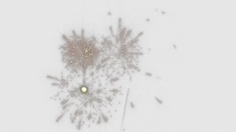 Firework Explosion on Alpha Channel Stock Footage 288438742