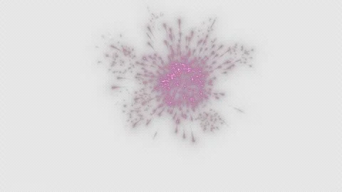 Firework Explosion on Alpha Channel Video stock 292882667