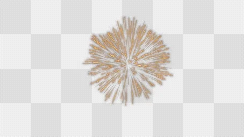 Firework Explosion on Alpha Channel Stock Footage 296307629