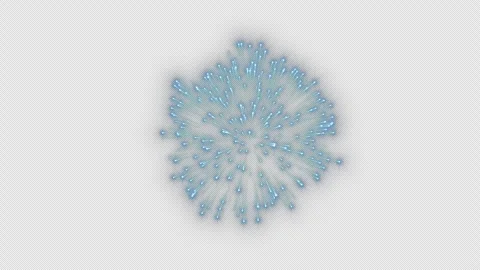 Firework Explosion on Alpha Channel Stock Footage 296307680