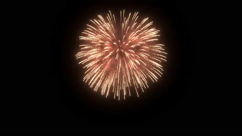 Firework explosion ball 1 Stock Footage 143748800