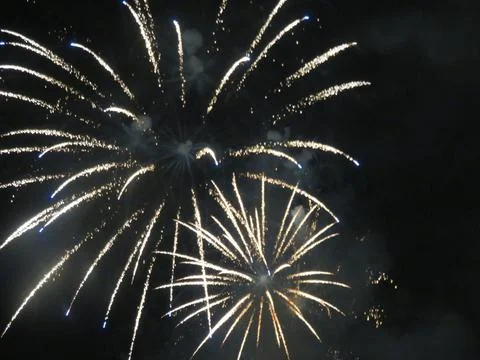 Firework explosion Stock Photos