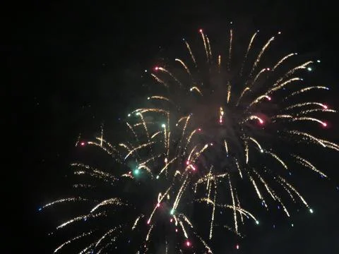 Firework explosion Stock Photos