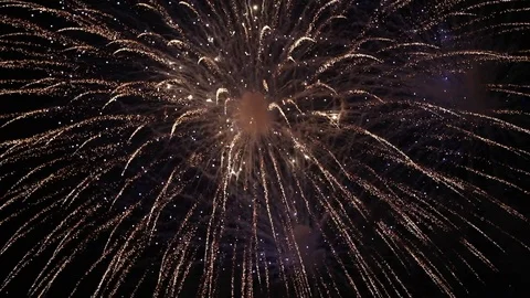 Firework Explosion (Slow Mo) Stock Footage 118658509