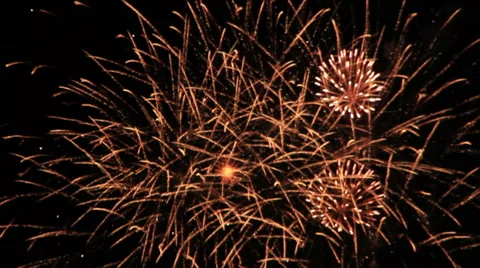 Firework filled sky Stock Footage 67201040