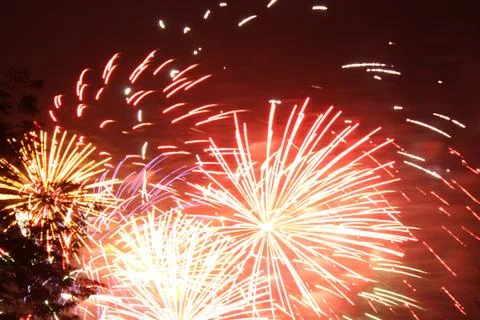 Firework Finale 1 Stock Photos