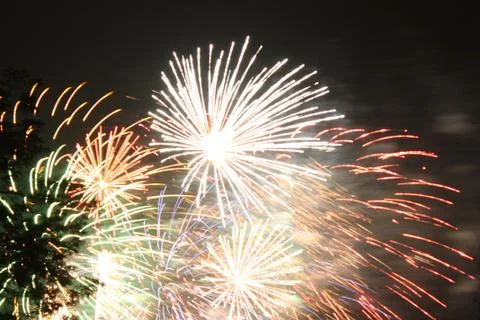 Firework Finale 2 Stock Photos