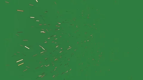 Firework fireworks flowers red dot isolated on green screen background Stock Footage 336969115