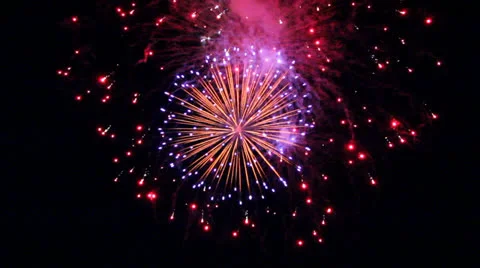 Firework Stock Footage 25208008
