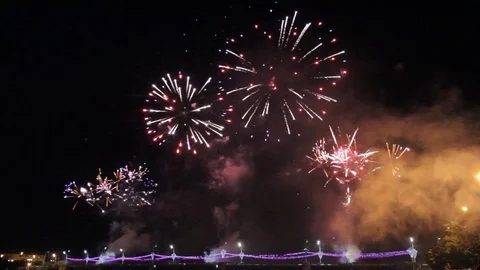 Firework Stock Footage 89564680