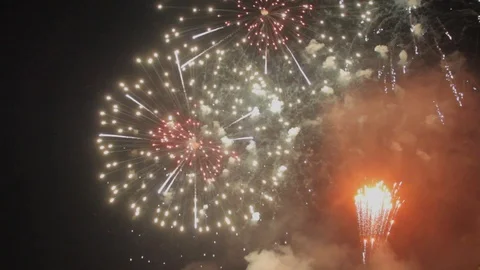 Firework Stock Footage 89564749