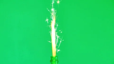 Firework fountain Stock Footage 83678934