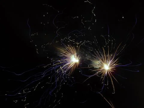 Firework in full explosion 11 Stock Photos
