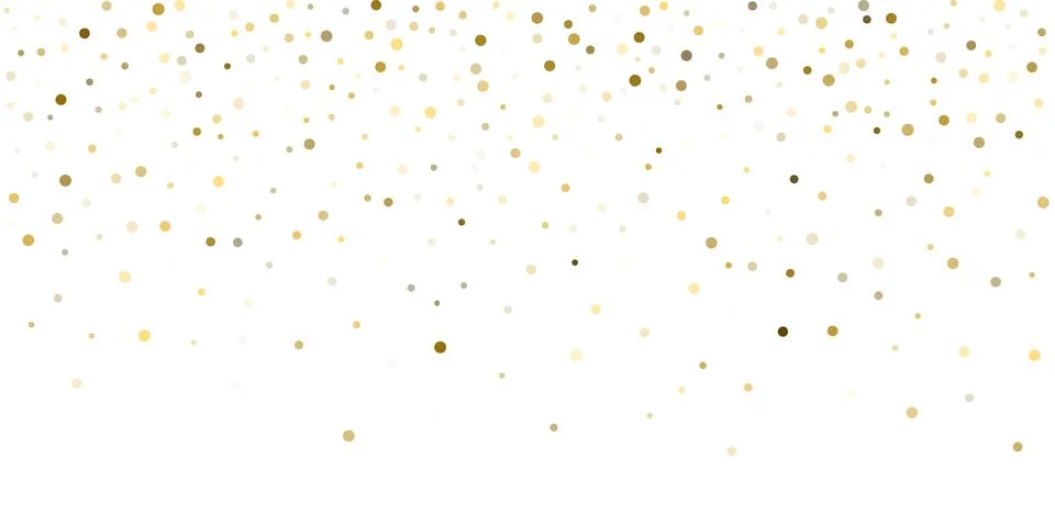 Firework golden confetti pattern background gradient. Vector gold glitter イラスト素材