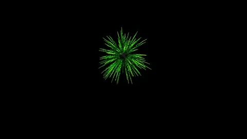 Firework green Stock Footage 83278548