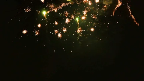 Firework HD Stock Footage 89825827