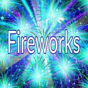 Firework, Holiday Background Stock Illustration