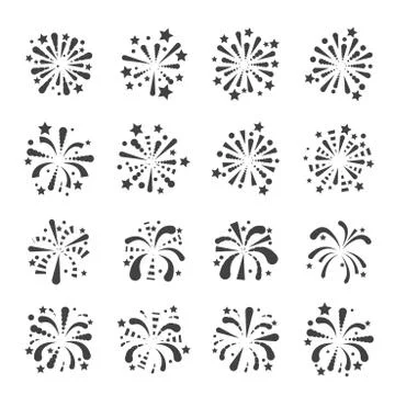 Firework icon Stock Illustration