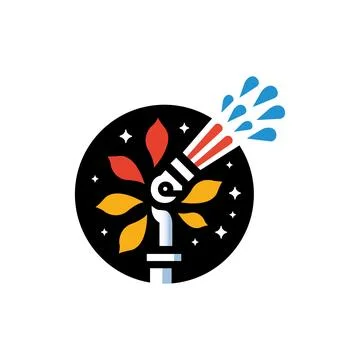 Firework Icon Vector Illustration , celebration, sparkle, party happy new year P 스톡 일러스트