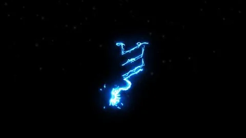 Firework icon video in  energy wave simulation effect Ilustración de archivo
