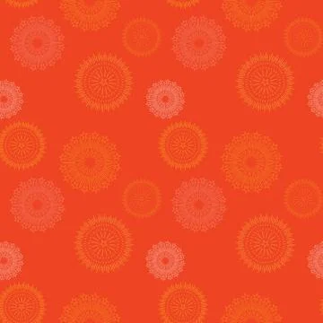 Firework illusion seamless pattern Illustrazione stock