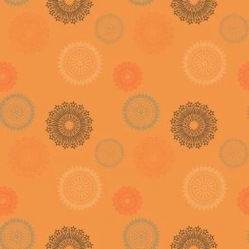 Firework illusion seamless pattern Stock Illustration