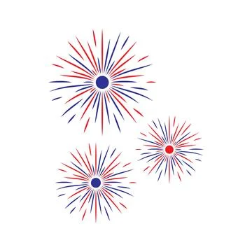 Firework illustration design 스톡 일러스트